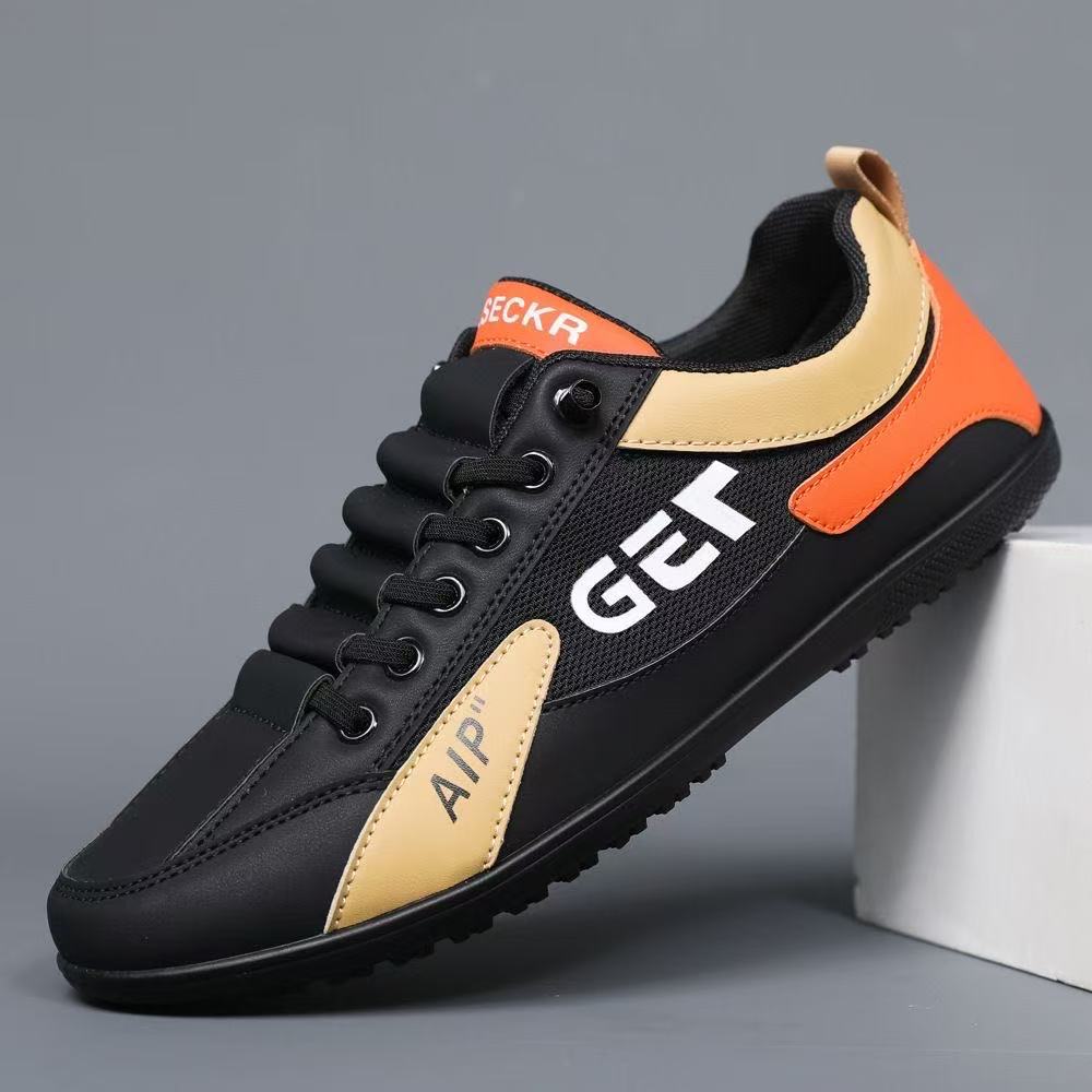 Herren Leichter Mesh- und Kunstleder-City-Sneaker mit gepolstertem Fersensteg und rutschfester Gummilaufsohle Shop Nory