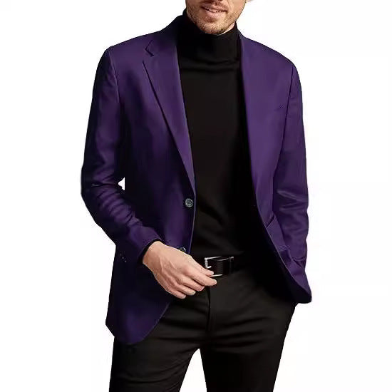 Herren eleganter Sakko mit modernem Schnitt und maßgeschneiderter Passform