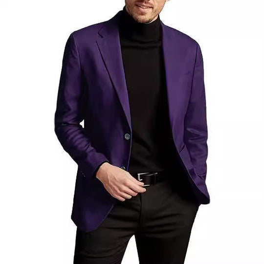 Herren eleganter Sakko mit modernem Schnitt und maßgeschneiderter Passform
