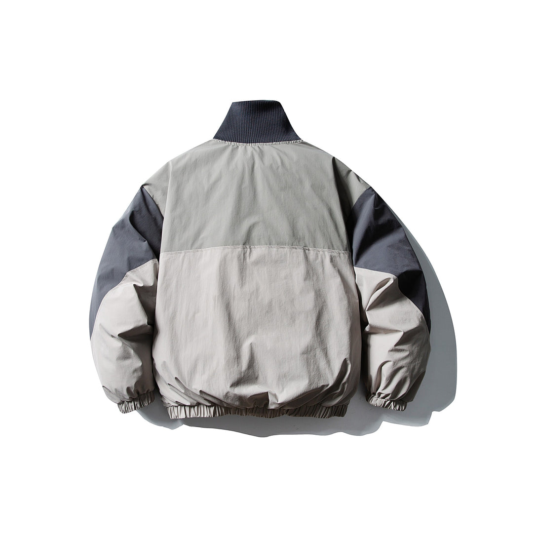 Herren Wattierter Boxy-Bomber mit hohem Rippenkragen und elastischem Saum Shop Nory