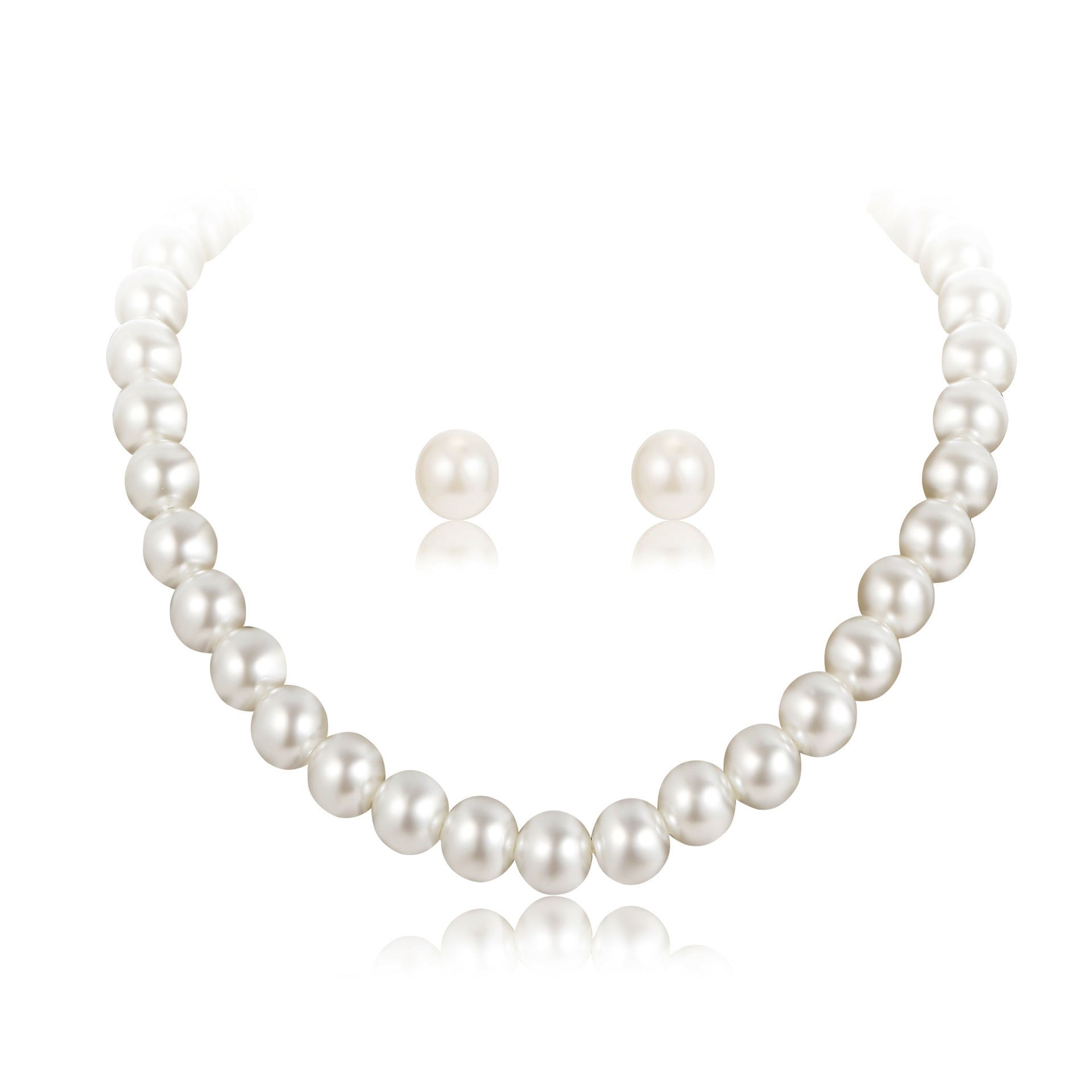 Damen Schmuckset mit luxuriösen Perlen und funkelnden Akzenten Shop Nory