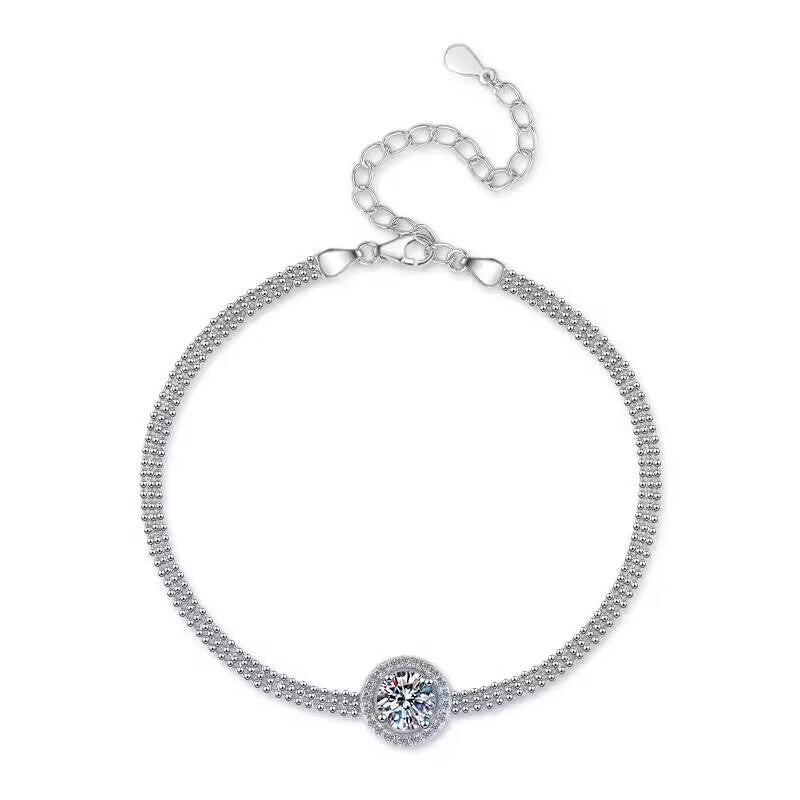 Damenarmband mit funkelndem Zirkonia-Mittelstück Shop Nory
