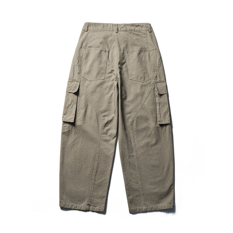 Herren Weite Cargo-Hose aus Baumwollmix mit großen Klappentaschen und relaxed Fit Shop Nory