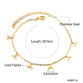 Damen zarte und elegante Kette mit goldplattierten Anhängern Shop Nory