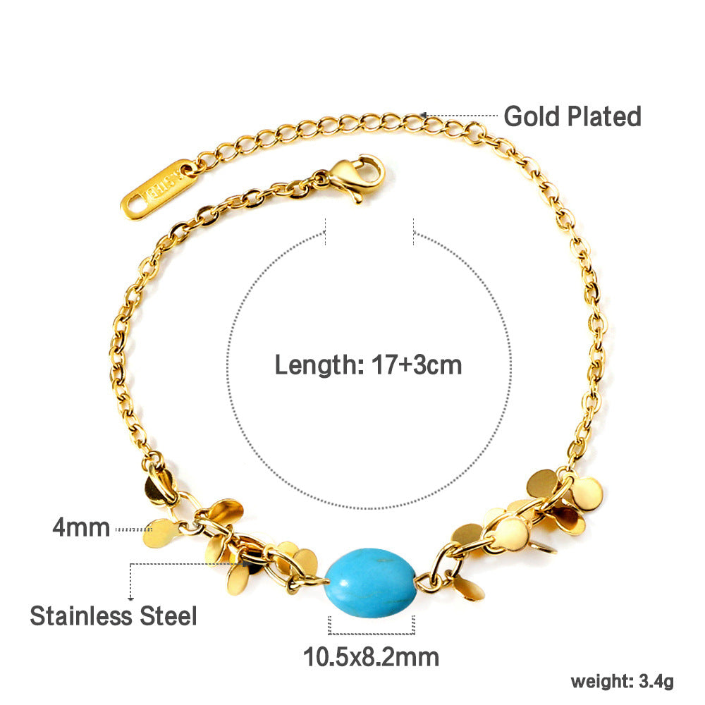 Damen zartes Armband mit goldplattierten Elementen und exquisite Perlenakzent Shop Nory