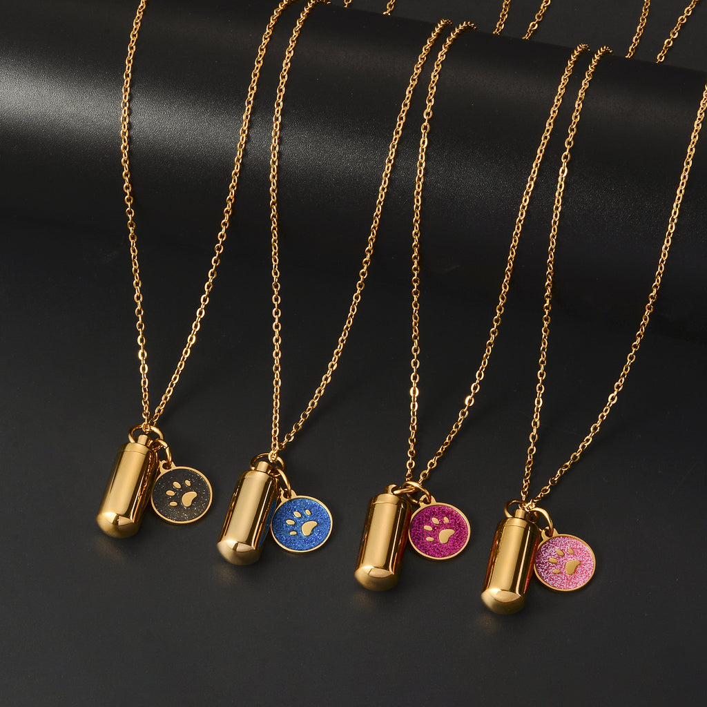 Damen Kette mit stilvollem Anhänger im Tiermotiv und personalisierbarem Medaillon Shop Nory
