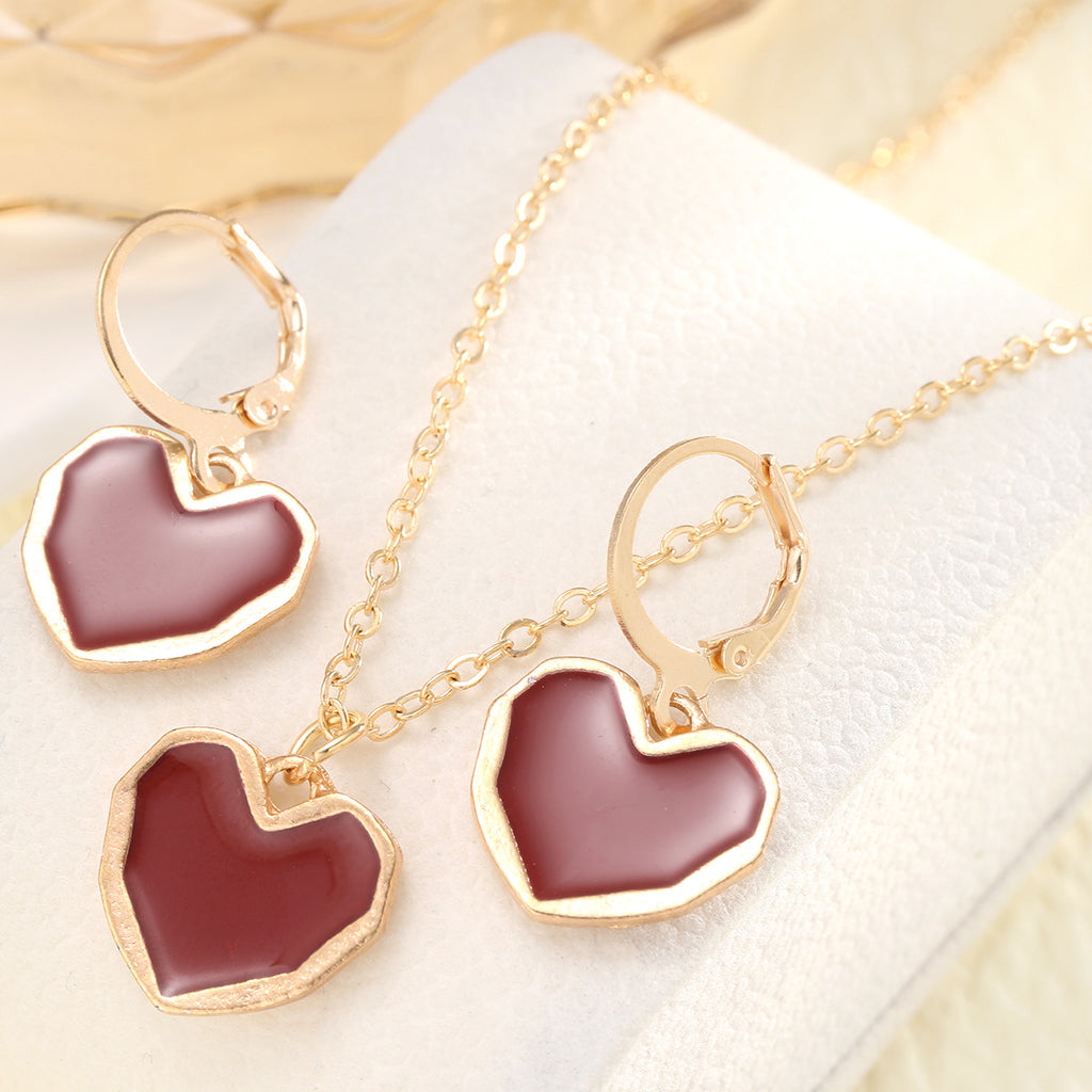 Damen Schmuckset mit Herzanhängern Shop Nory