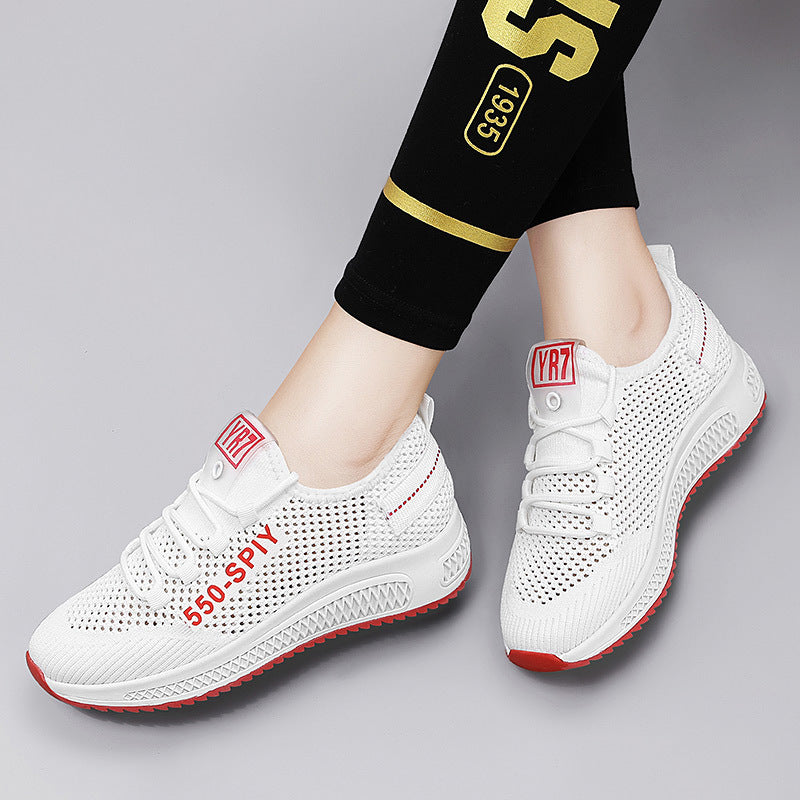 Damen Atmungsaktive und flexible Laufschuhe mit dämpfender Sohle