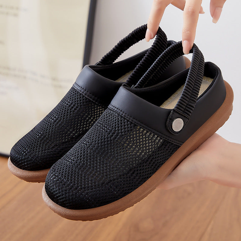 Damen Leichte und atmungsaktive Clogs mit flexiblem Tragekomfort