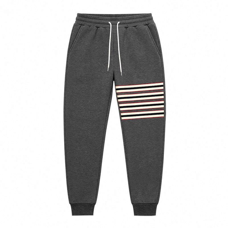 Herren Sportliche Jogginghose mit seitlichem Streifenpanel und Kordelzug Shop Nory
