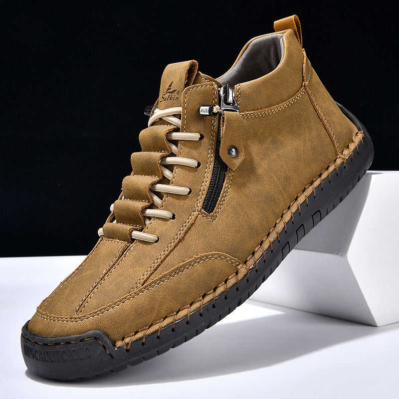Herren Hochwertige und stilvolle Sneaker mit praktischem Reißverschluss Shopnory