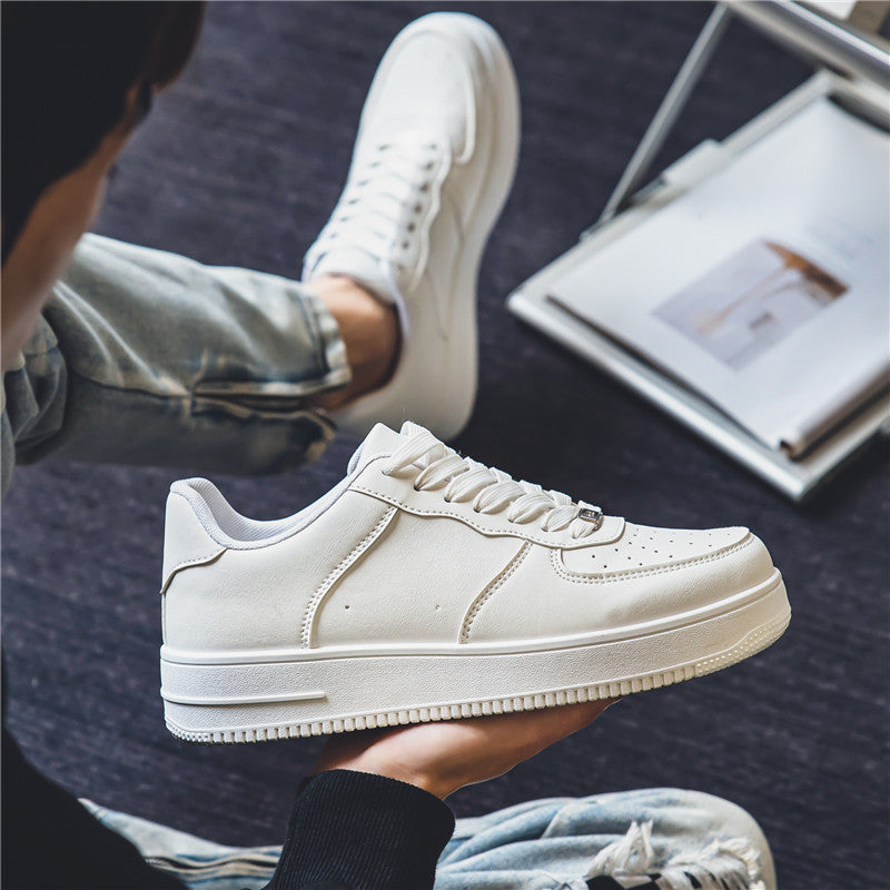 Damen Sportliche Sneakers mit atmungsaktivem Leder und rutschfester Laufsohle