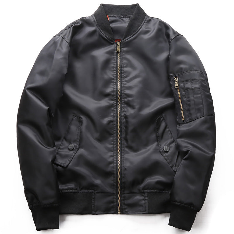Herren leichter Nylon-Bomberjacke im Aviator-Utility-Stil Shop Nory
