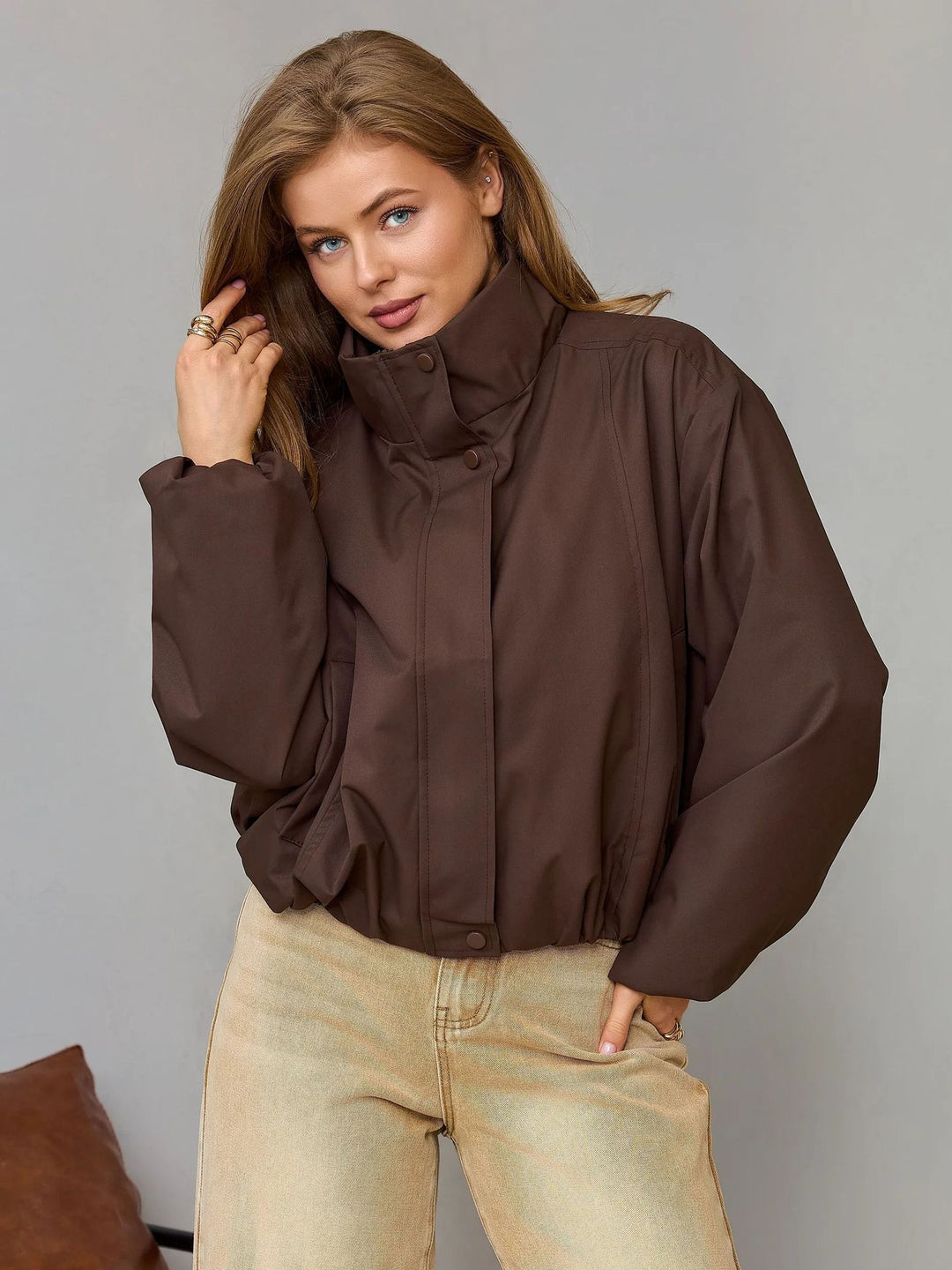 Damen Modische und bequeme Übergangsjacke