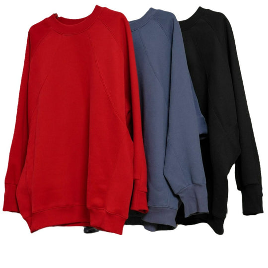 Damen Boxy-Sweatshirt mit Raglan-Nähten und voluminösen Ärmeln Shop Nory