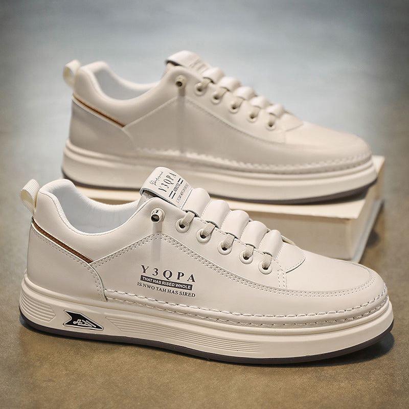 Herren Low-Top City-Sneaker aus Kunstleder mit dicker Komfortsohle und dezenter Logoprägung Shop Nory