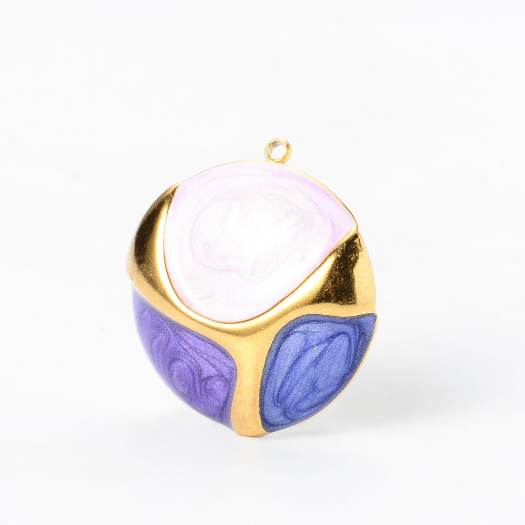 Damen Anhänger mit kunstvollem Farbenspiel und elegantem Goldakzent Shop Nory