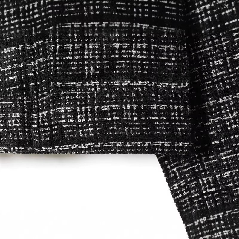 Damen Boxy-Tweedjacke im Bouclé‑Look mit verdeckter Knopfleiste und kastiger Silhouette Shop Nory