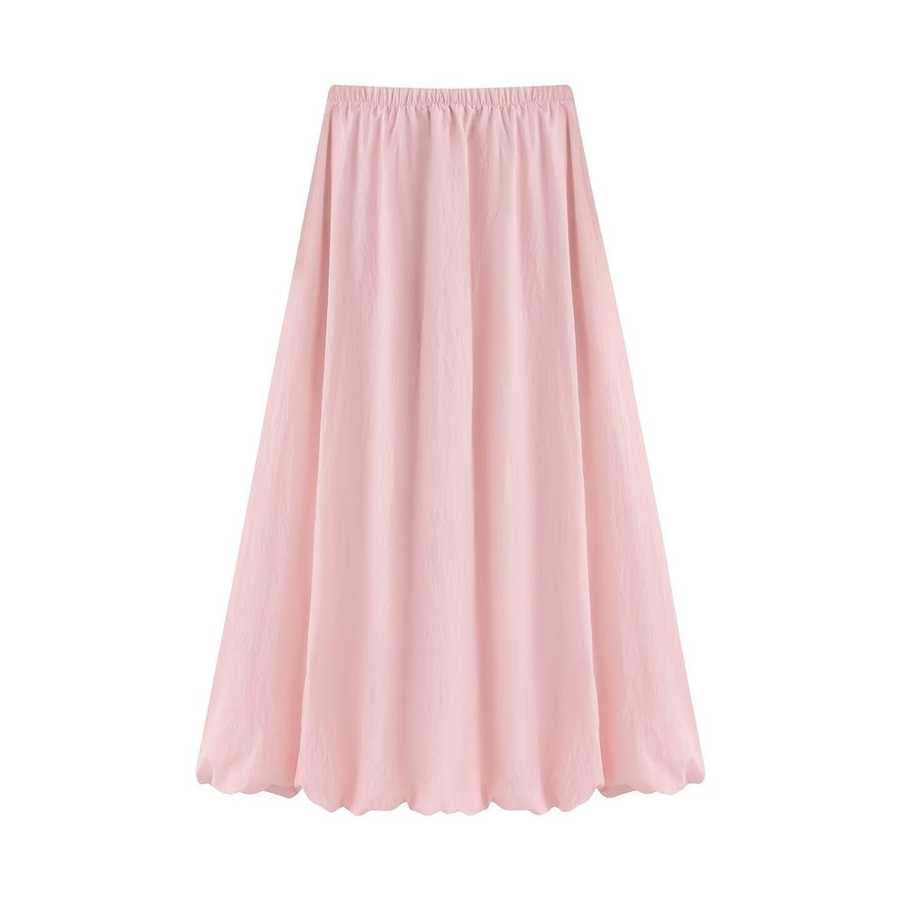 Damen Maxirock mit weitem Faltenfall und ballonförmigem Saum Shop Nory