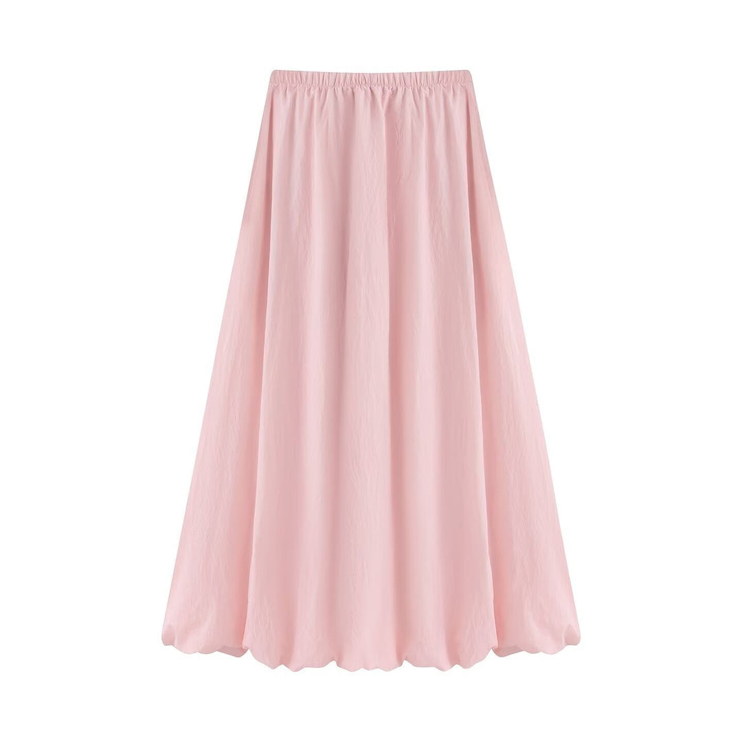 Damen Maxirock mit weitem Faltenfall und ballonförmigem Saum Shop Nory
