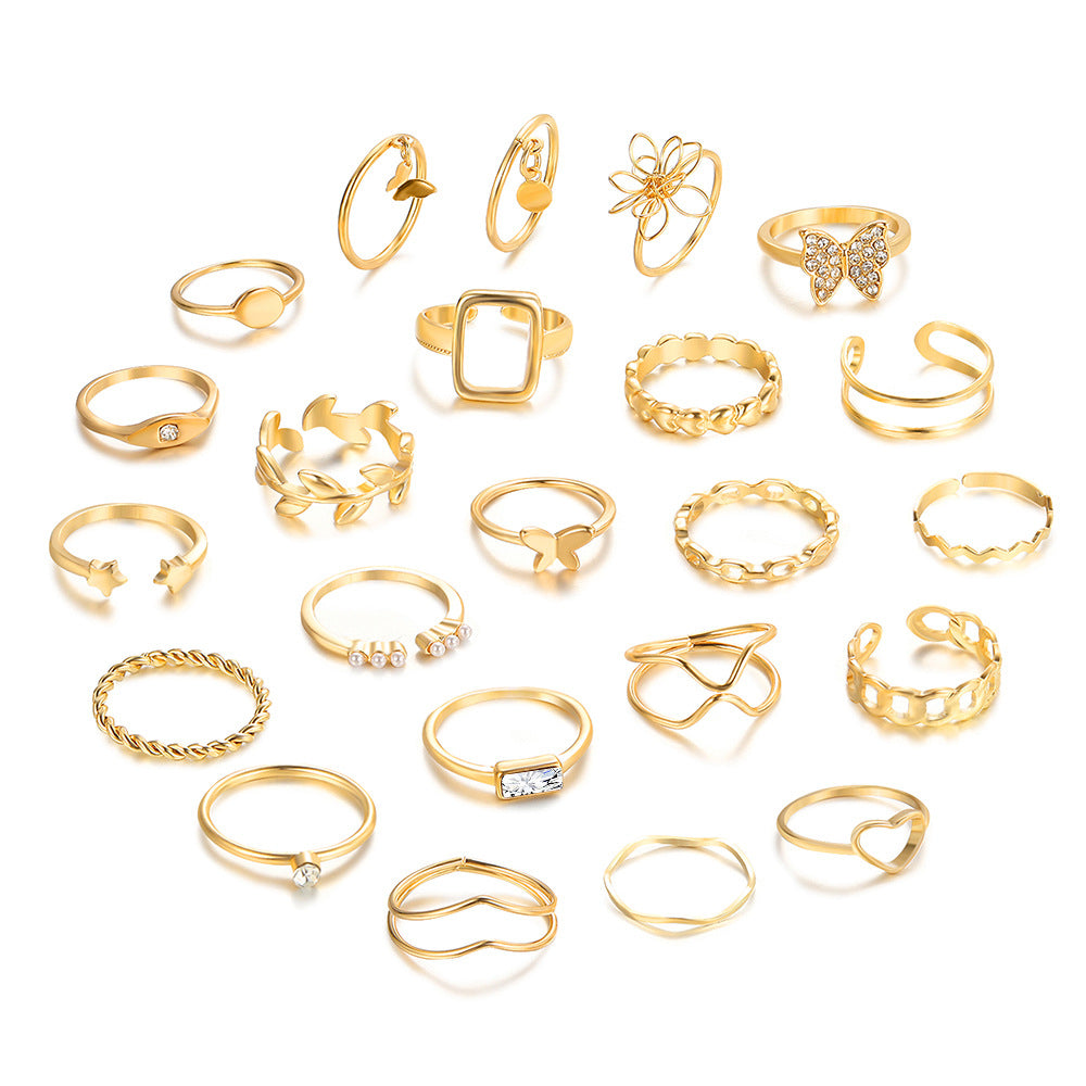 Damen modisches Ringset Shop Nory
