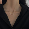Damen zarte Halskette mit modernem Minimalismus Shop Nory