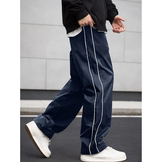 Herren Sportliche Freizeithose mit seitlichen Kontraststreifen Shop Nory