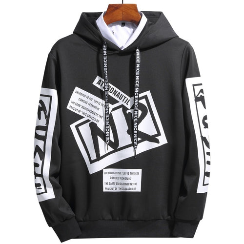 Herren Hoodie mit modernem Druck Shop Nory