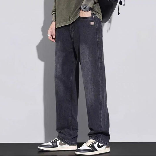 Herren Bequeme Weitbein-Jeans Shop Nory