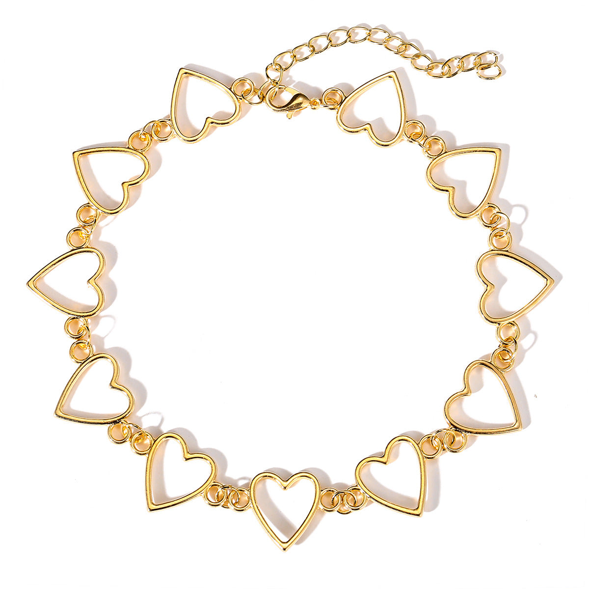 Damenarmband mit funkelnden Herzanhängern Shop Nory