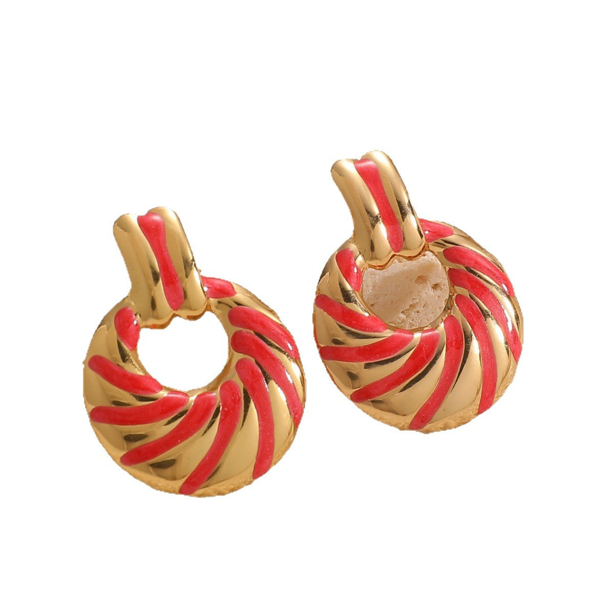 Damen Ohrringe mit elegantem, skulpturalem Design Shop Nory