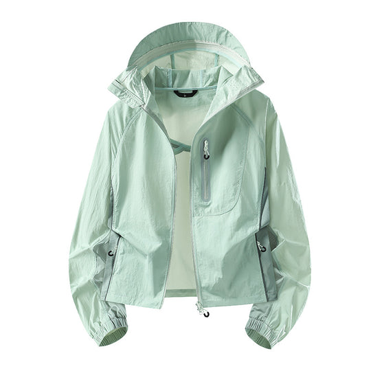 Damen Leichte Windbreakerjacke Shop Nory