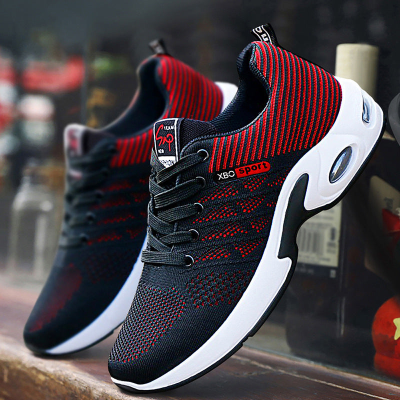 Herren nan atmungsaktive leichte Strick-Sneaker mit Luftkissen und rutschfester Laufsohle Shop Nory
