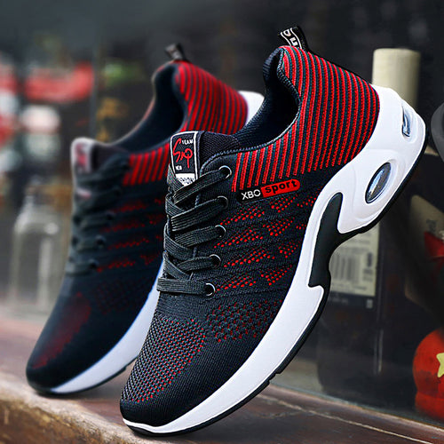 Herren nan atmungsaktive leichte Strick-Sneaker mit Luftkissen und rutschfester Laufsohle Shop Nory
