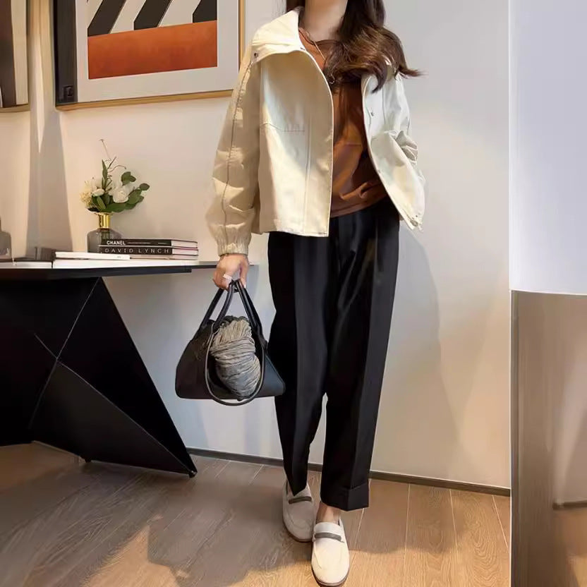 Damen Modische Übergangsjacke mit praktischen Taschen Shop Nory