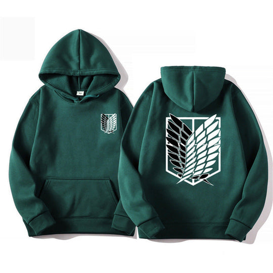 Damen Kapuzenpullover mit klassischem Anime-Motiv