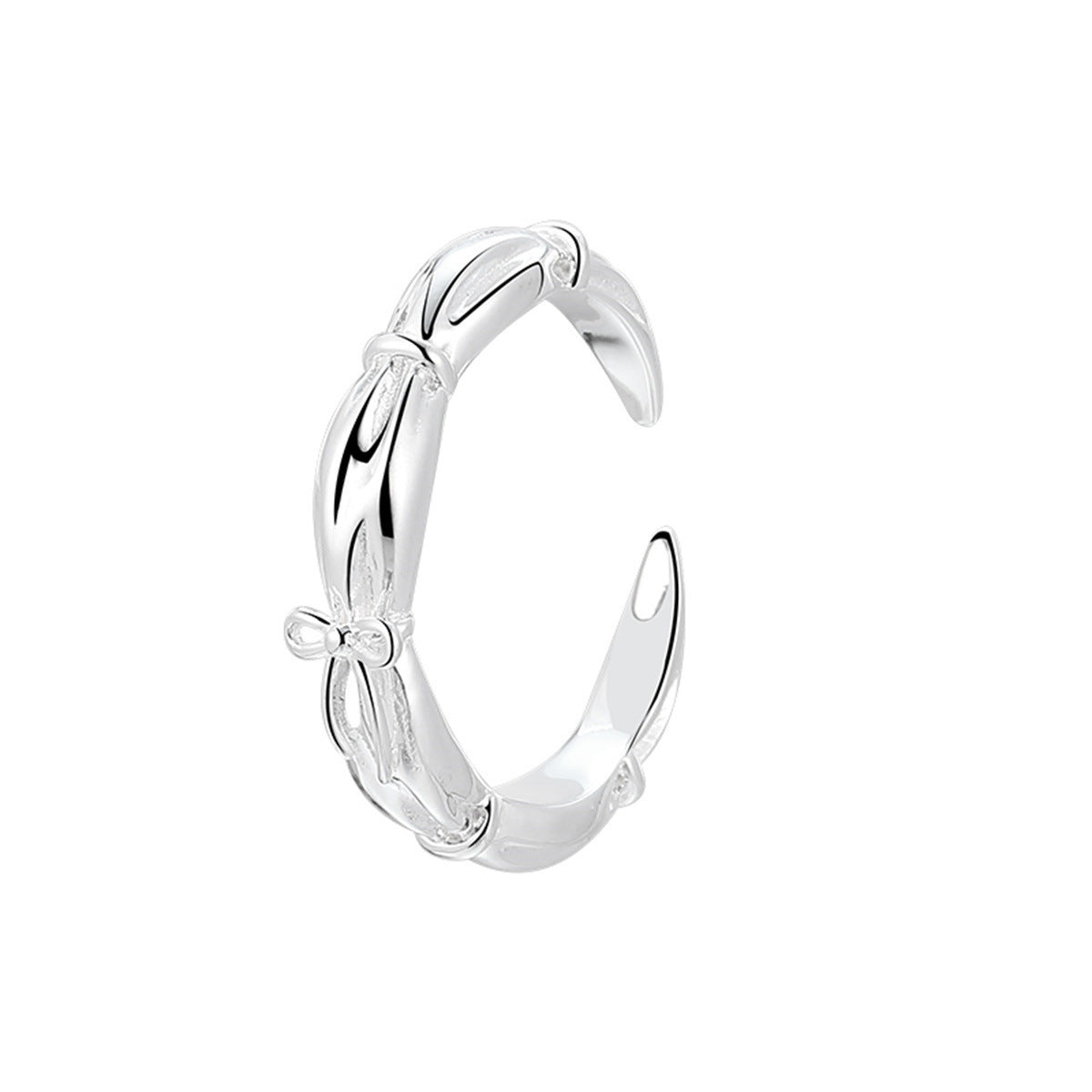 Damen Ring mit floralem Relief-Design Shop Nory