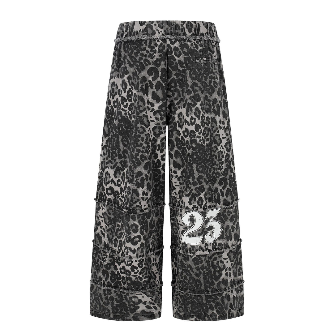 Damen Weite Cargo-Culotte-Shorts mit Fransenstufen und Totenkopf-Print Shop Nory