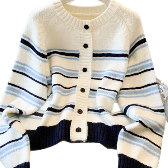 Damen Gemusterter Strickcardigan Shop Nory