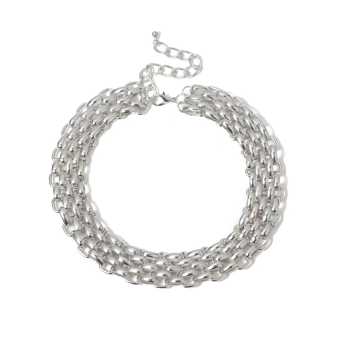 Damen Kette mit eleganten, mehrlagigen Gliederdesign Shop Nory