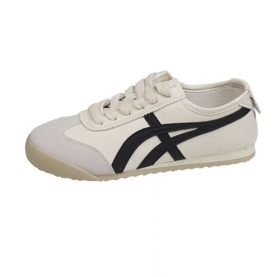 Damen Sportliche Sneakers im Retro-Design mit kontrastierenden Farbakzenten Shopnory