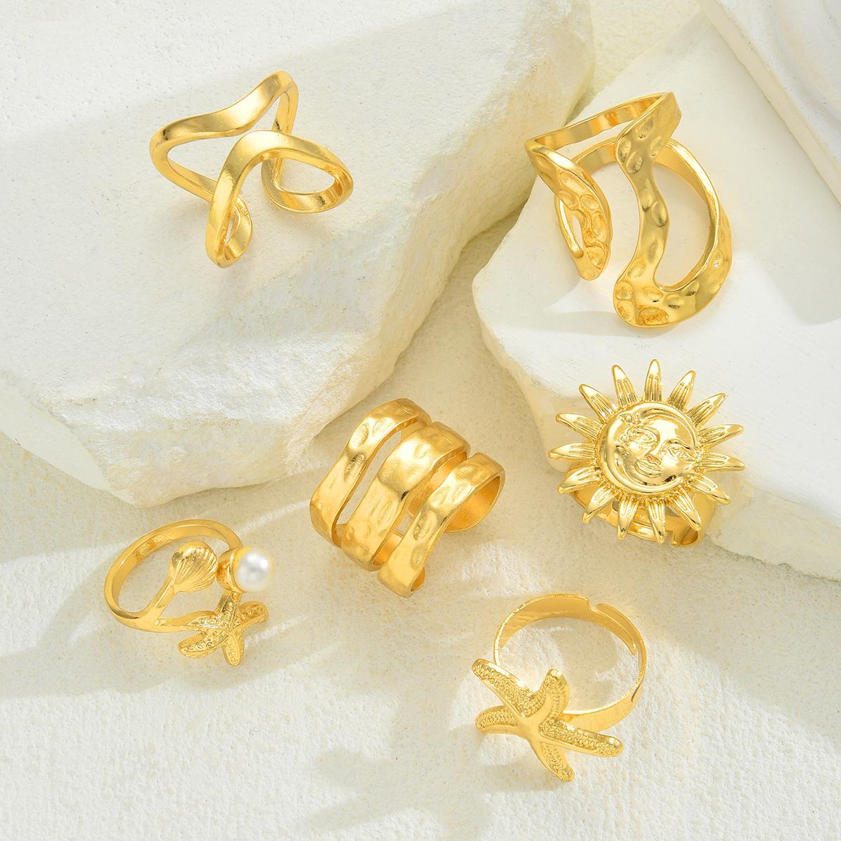 Damen-Ring-Set mit maritimem Design und einzigartigen Akzenten Shop Nory