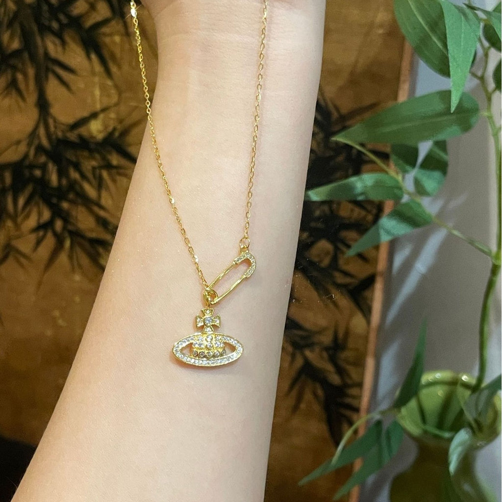Damen modische Halskette mit kreativem Anhänger Shop Nory