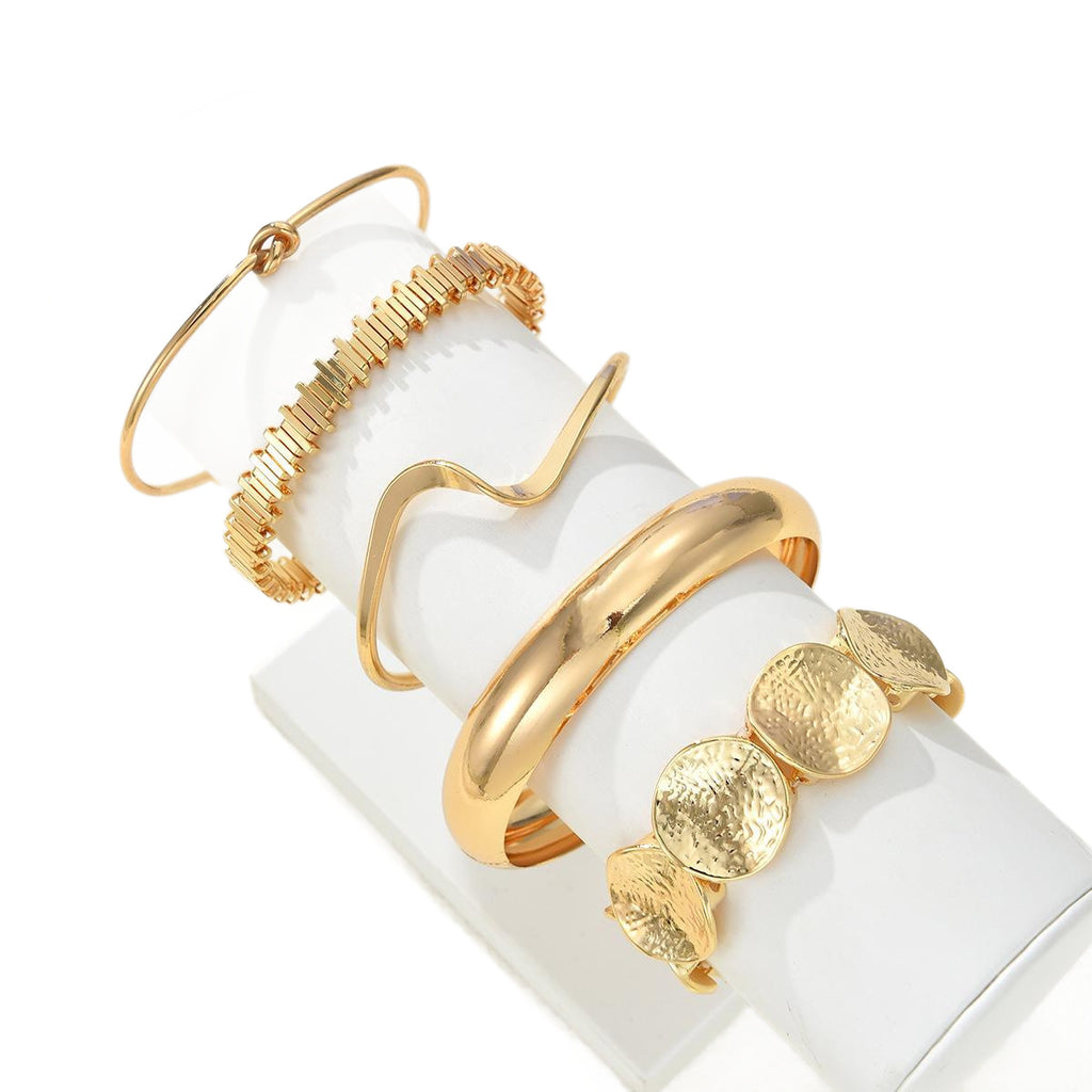 Damen Armreifen-Set mit kunstvollen Blumenmustern und eleganten Designs Shop Nory