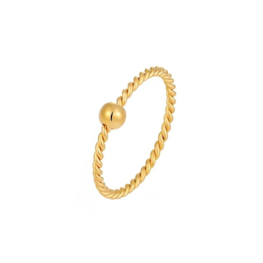 Damen Reversibler Ring mit gedrehtem Design Shop Nory