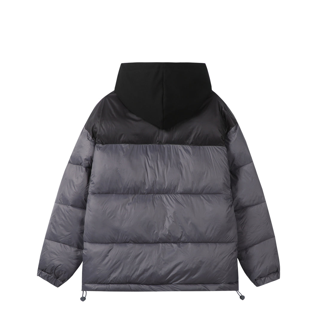 Unisex Kurz geschnittene High‑Loft Pufferjacke mit innenliegender Kapuze und Tunnelzugsaum Shop Nory