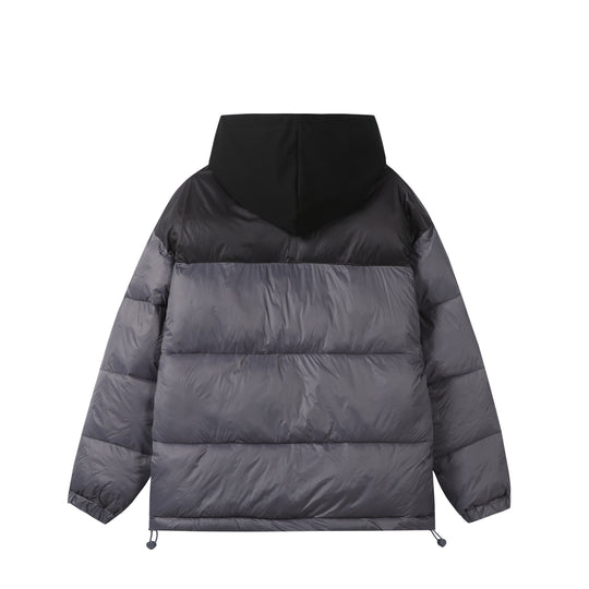 Unisex Kurz geschnittene High‑Loft Pufferjacke mit innenliegender Kapuze und Tunnelzugsaum Shop Nory