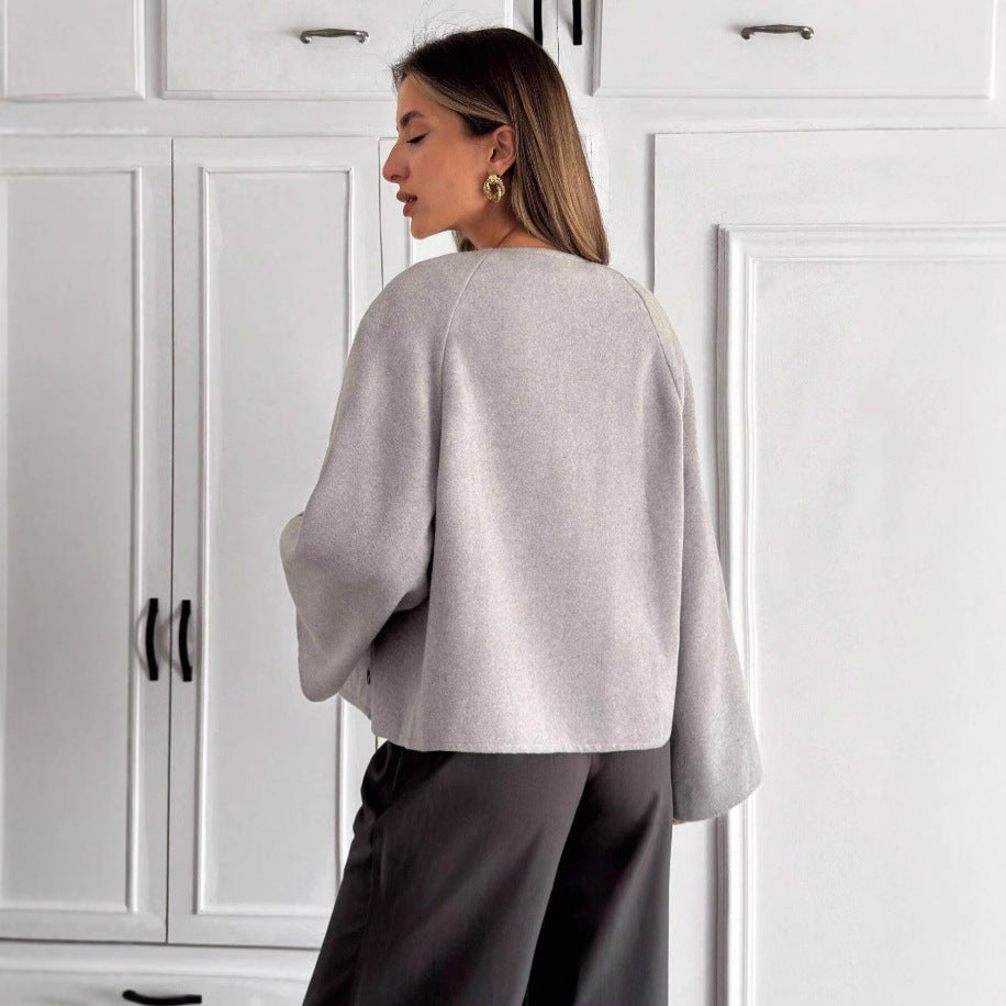 Damen Modische Oversized Jacke