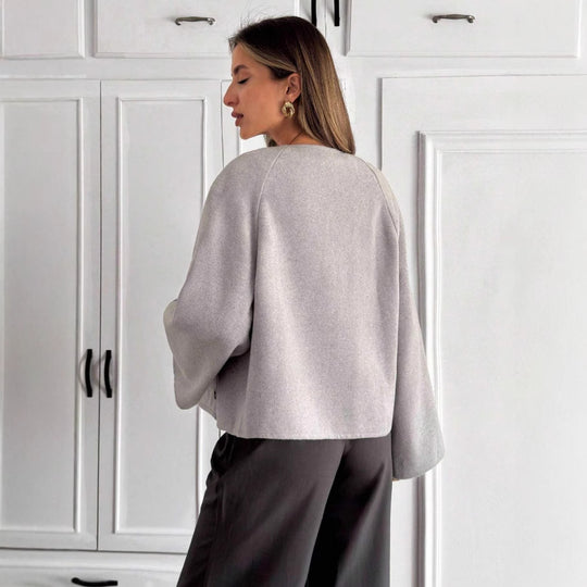 Damen Modische Oversized Jacke