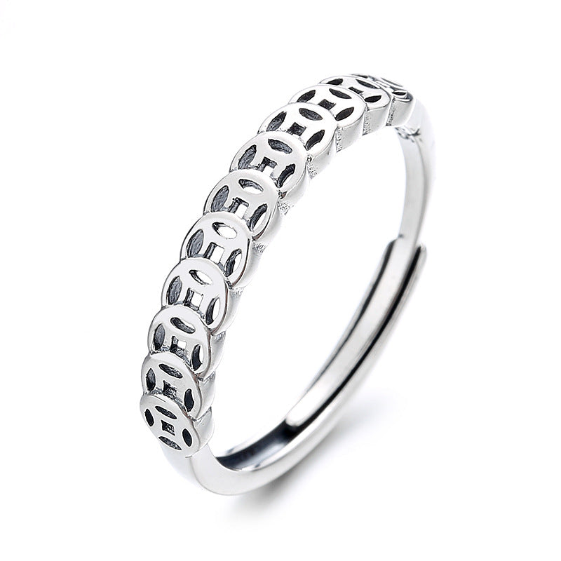 Damen Offener Ring mit ansprechendem Kettendesign Shop Nory